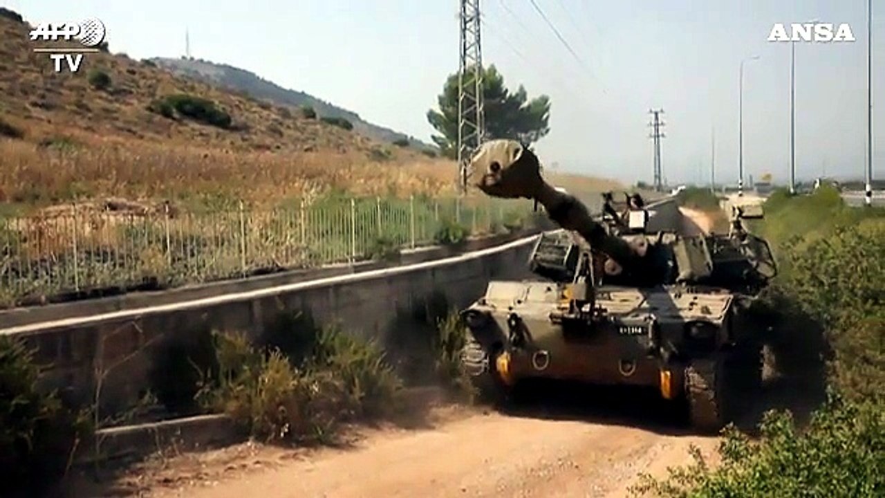 Israele, carri armati al confine con il Libano