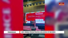 CEFL terima pengiktirafan Asia Book Of Records