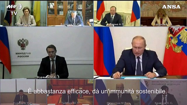 Coronavirus, Putin: Abbiamo registrato il primo vaccino