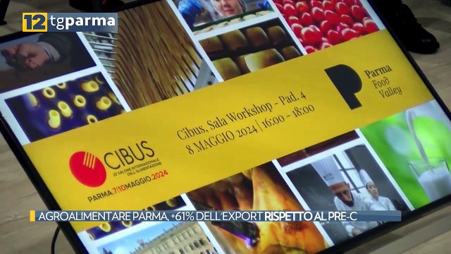 AGROALIMENTARE PARMA, +61% DELL'EXPORT RISPETTO AL PRE-COVID | AGROALIMENTARE PARMA, +61% DELL'EXPORT RISPETTO AL PRE-COVID