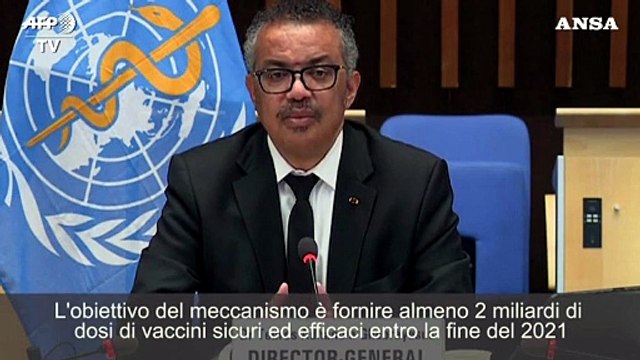 Coronavirus, Oms: 2 miliardi di dosi di vaccino entro il 2021