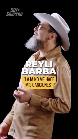 Reyli Barba aclara: “La IA no hace mis canciones”