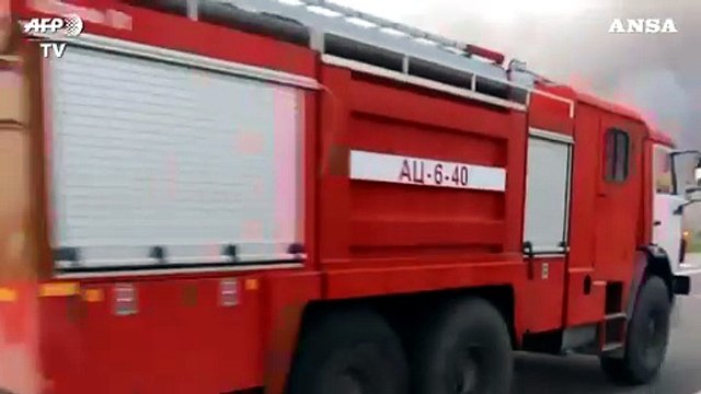 Russia: incendio dopo l'esplosione in un deposito di munizioni