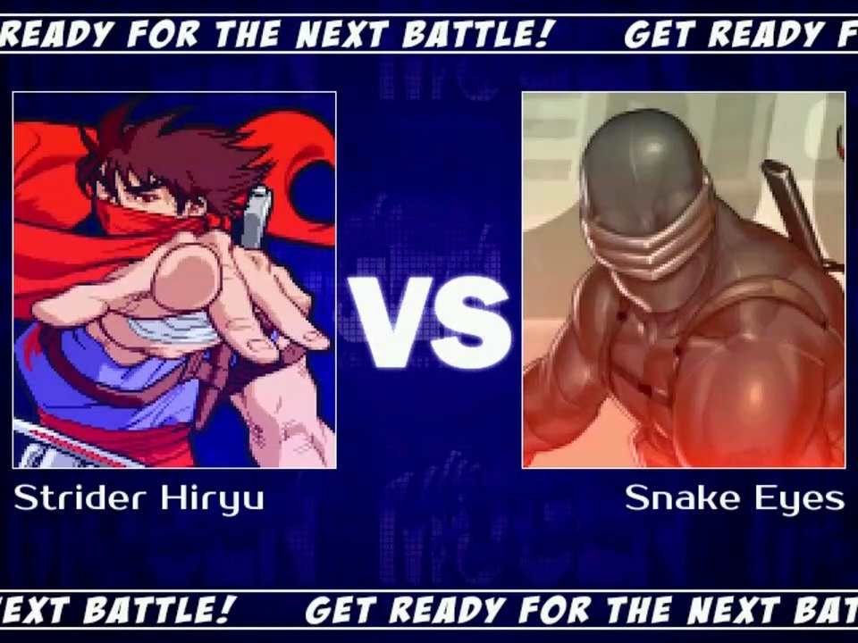 Strider Hiryu vs. Snake Eyes