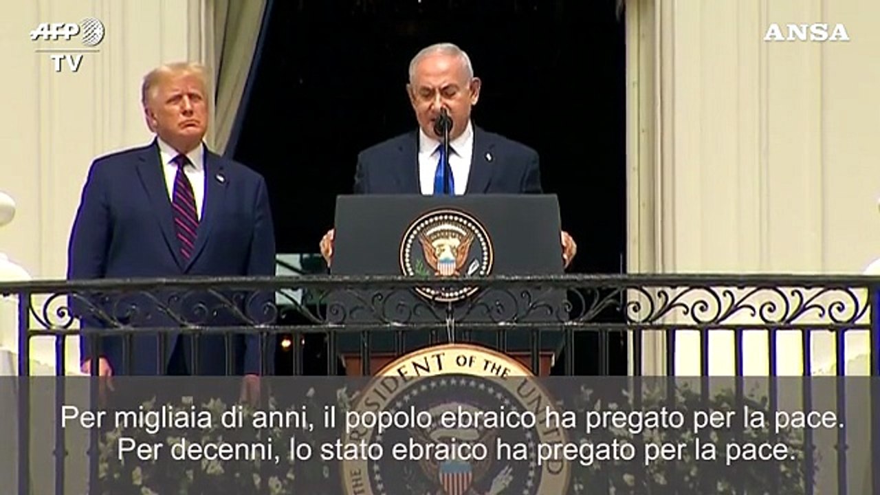 Accordo Israele-Uae-Bahrain, Trump: "Inizia una nuova era per il Medio Oriente"