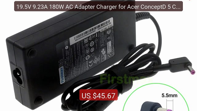 19.5V 9.23A 180W AC Adapter Charger for Acer ConceptD 5 CN517-71 C... Best Deal 2026 | Shop Now!