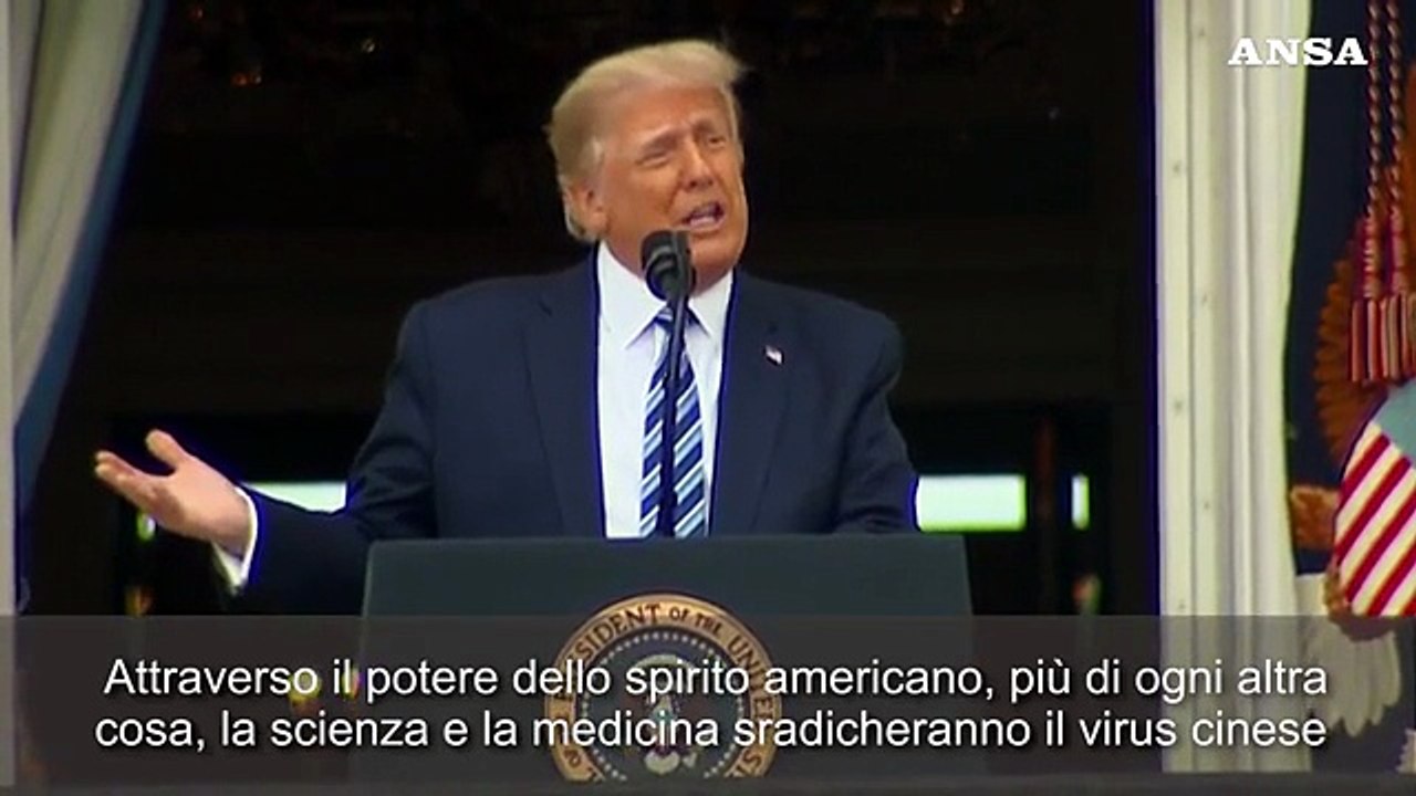 Usa 2020, Trump: "Avremo il vaccino molto presto per sconfiggere terribile virus cinese"
