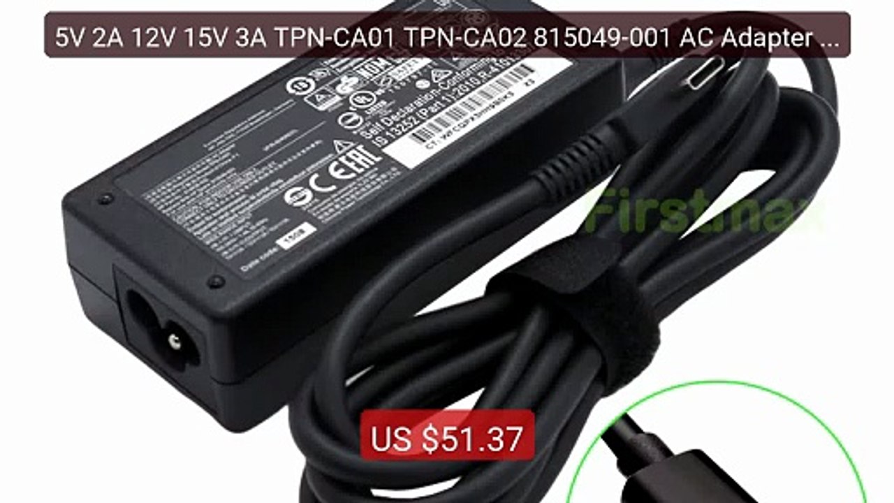 5V 2A 12V 15V 3A TPN-CA01 TPN-CA02 815049-001 AC Adapter for H... -- Best Buy 2026 | Great Quality!
