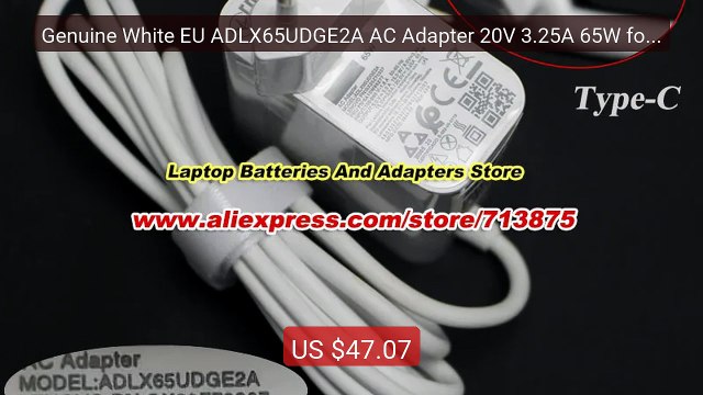 Genuine White EU ADLX65UDGE2A AC Adapter 20V 3.25A 65W for Lenovo G... Top Rated 2026 | Buy Now!