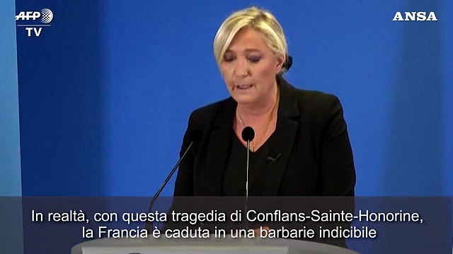 Francia, Marine Le Pen: In Francia atti di guerra dall'islamismo