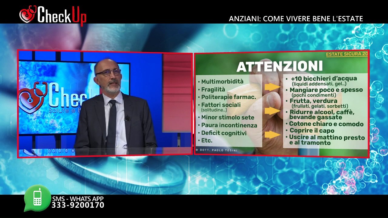 Check-Up "Anziani : come vivere bene l’estate"...