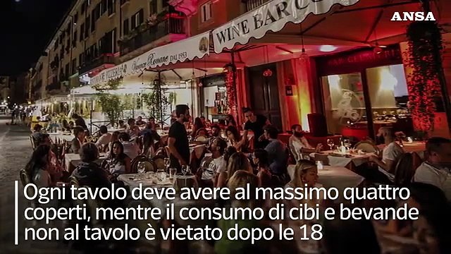 Conte firma il nuovo dpcm: bar e locali chiusi dalle 18