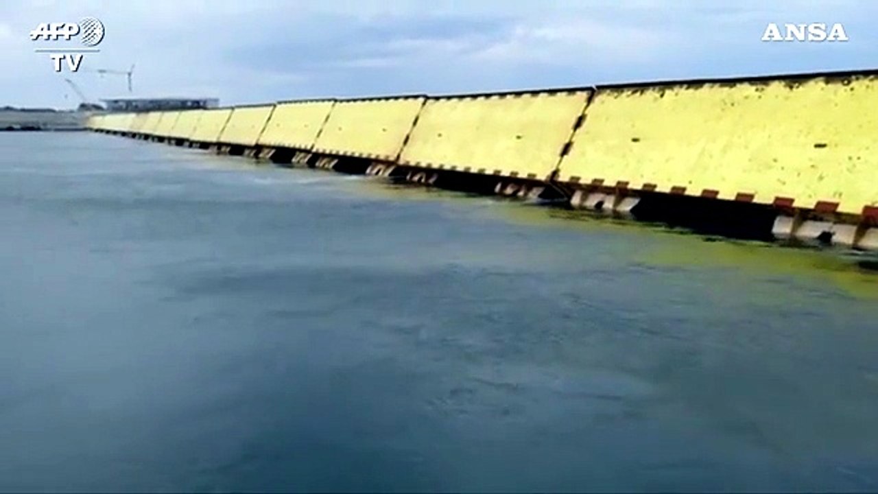 Mose salva Venezia da acqua alta, San Marco asciutta