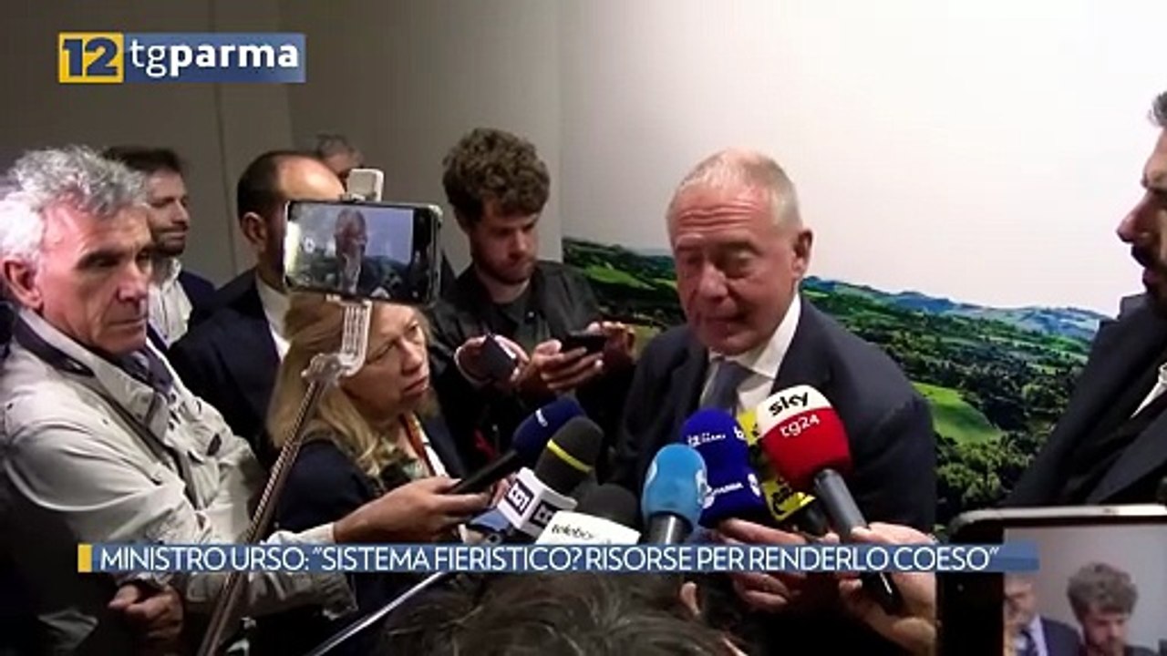 MINISTRO URSO: "SISTEMA FIERISTICO? RISORSE PER...
