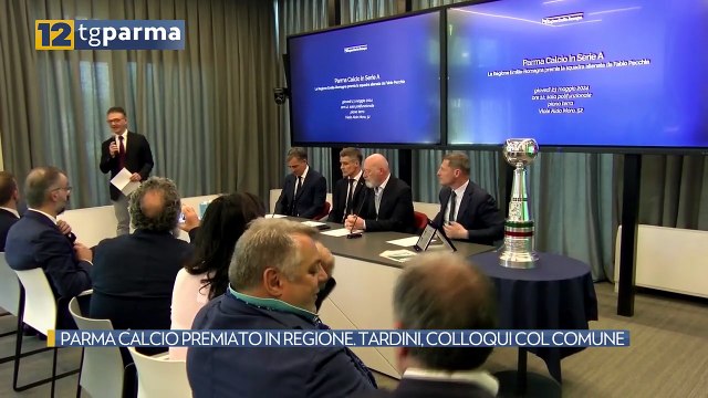 PARMA CALCIO PREMIATO IN REGIONE. TARDINI, COLLOQUI COL COMUNE | PARMA CALCIO PREMIATO IN REGIONE. TARDINI, COLLOQUI COL COMUNE