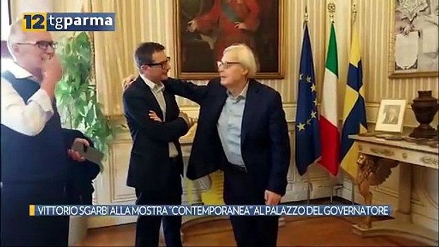 VITTORIO SGARBI ALLA MOSTRA CONTEMPORANEA AL PALAZZO DEL GOVERNATORE | VITTORIO SGARBI ALLA MOSTRA CONTEMPORANEA AL PALAZZO DEL GOVERNATORE