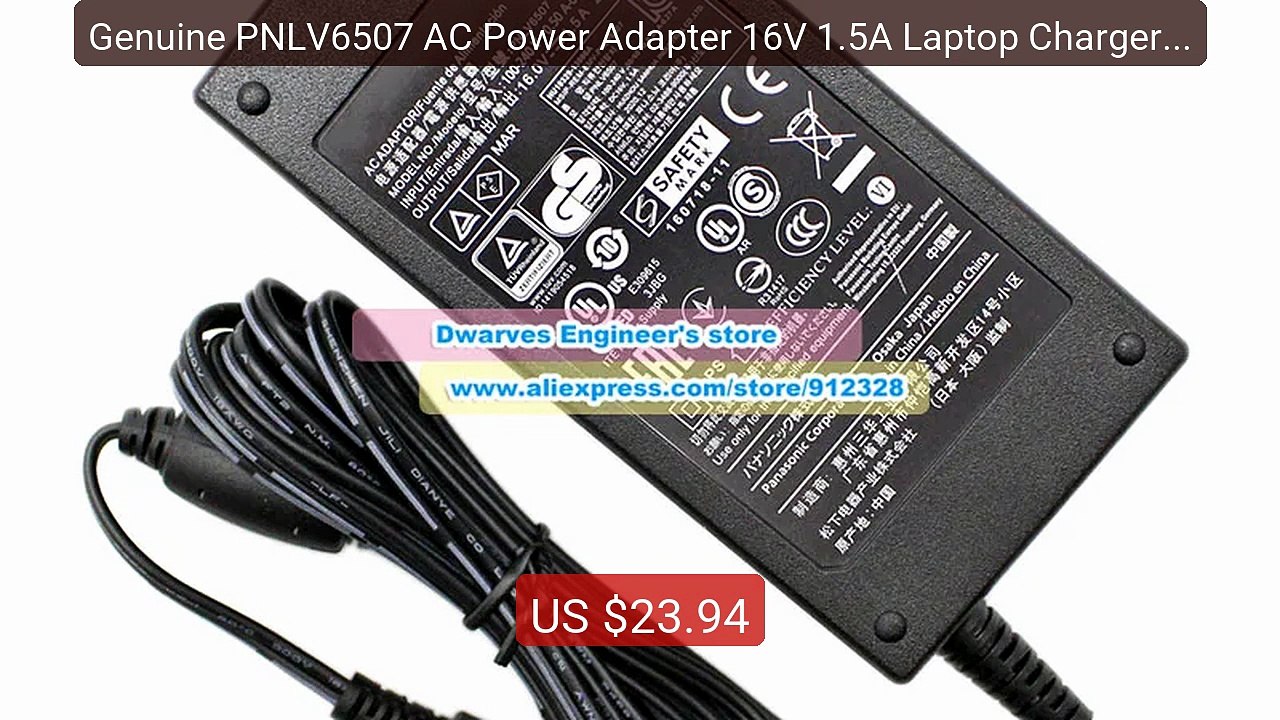 Genuine PNLV6507 AC Power Adapter 16V 1.5A Laptop Charger for Panas... -- Top Rated 2026 | Buy Now!