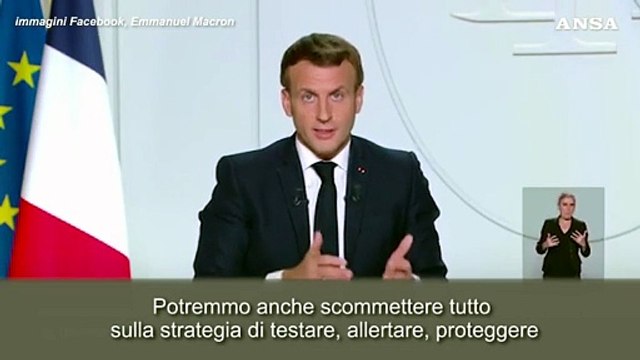 Coronavirus, Macron: Tracciamento strategia pertinente ma non piu' sufficiente