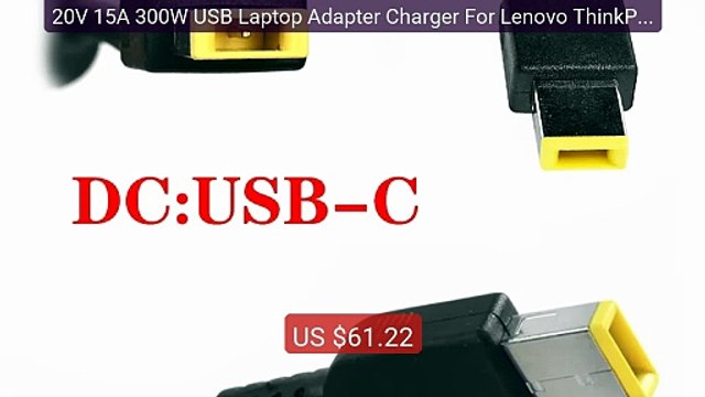 20V 15A 300W USB Laptop Adapter Charger For Lenovo ThinkPad R9... Hot Deal 2026 | Limited Offer!