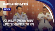 PCG and AFP officials share latest developments in WPS on May 29