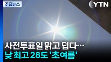 [날씨] 사전투표 이틀 내내 맑고 덥다...경남 한때 약한 소나기 / YTN