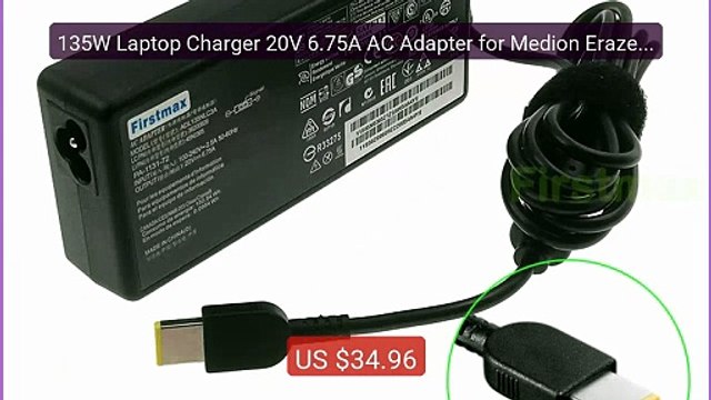 135W Laptop Charger 20V 6.75A AC Adapter for Medion Erazer X6603 MD... Top Rated 2026 | Buy Now!