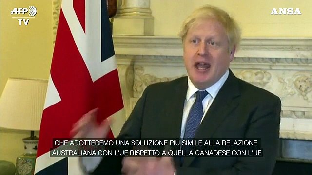 Brexit, Johnson: Adotteremo l'opzione di accordo commerciale simile a quello tra Australia e Ue