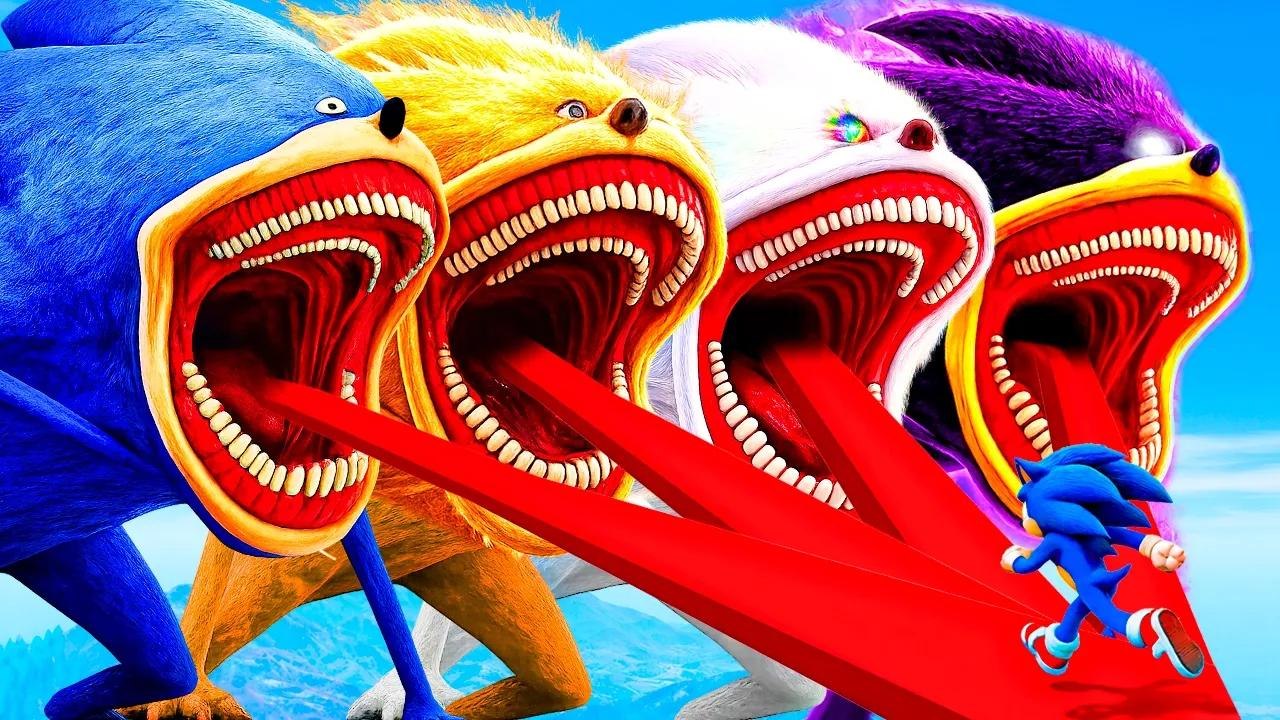 Je me transforme en toutes les formes de Shin Sonic dans GTA 5 ! (Mod Shin Sonic)