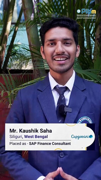 PIBM to Capgemini_SAP Finance_Consultant_MBA & PGDM Placements_Kaushik Saha_Batch_2024_26