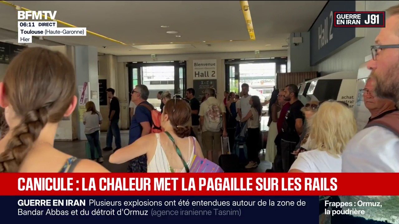 Canicule: plusieurs trains supprimés à cause de la chaleur hier