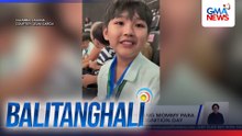 Bata, may motivation sa kaniyang mommy para irampa ang purple hair sa recognition day | Balitanghali