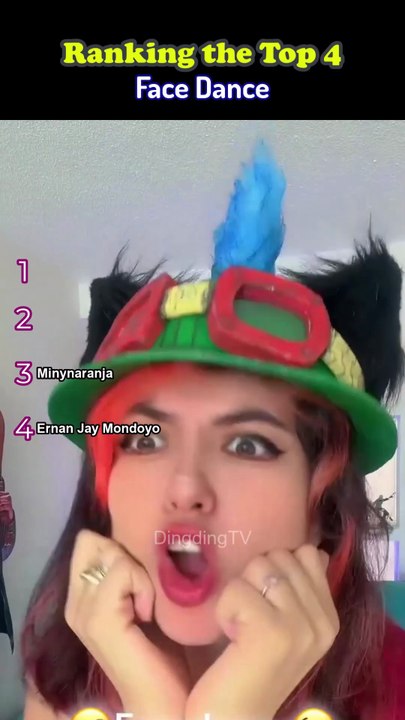 Ranking Top 4 funny face dance -dtv