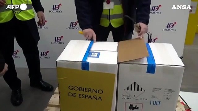 Covid, la Spagna riceve i primi vaccini