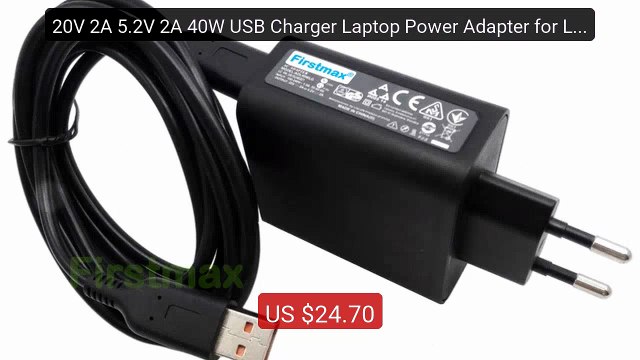 20V 2A 5.2V 2A 40W USB Charger Laptop Power Adapter for Lenovo... Best Buy 2026 | Great Quality!