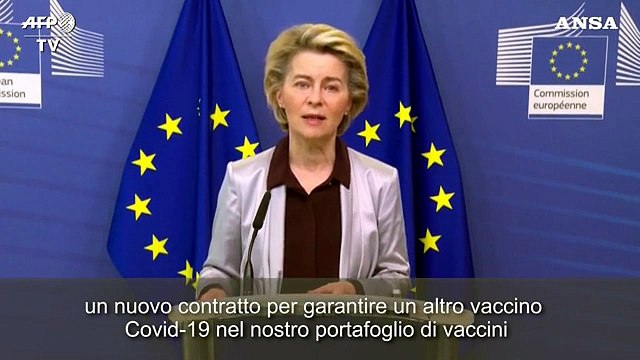 Covid, vaccini: Von der Leyen annuncia un nuovo contratto con Moderna