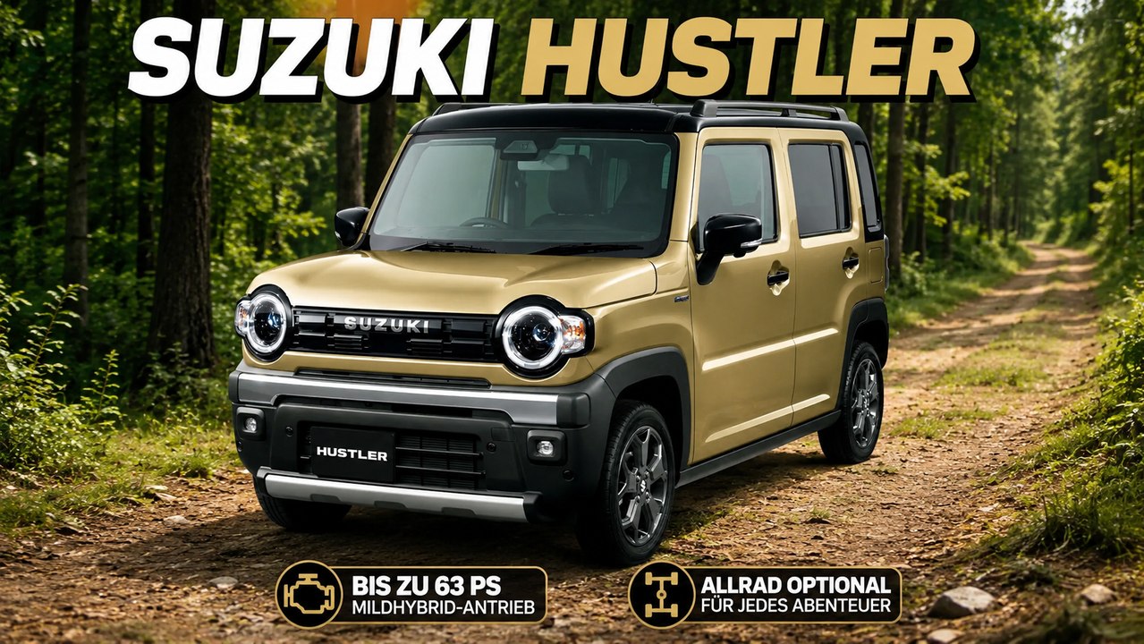 Suzuki Hustler Facelift: Mehr Sicherheit, gleicher Charakter