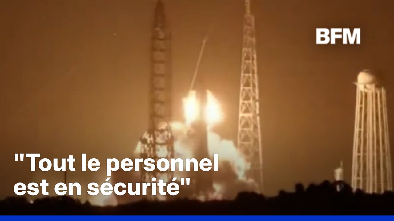 Les images de l'explosion d'une fusée Blue Origin lors de tests au sol