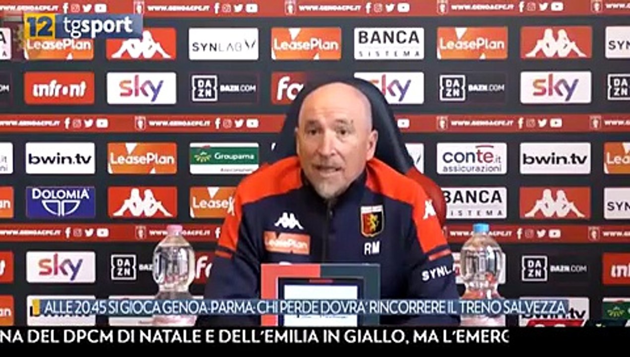 Genoa-Parma posticipo treno salvezza