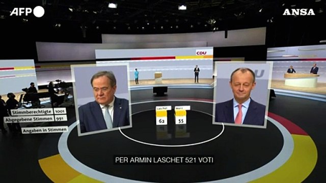 Germania, il candidato della Merkel, Armin Laschet, vince la corsa per guidare la Cdu