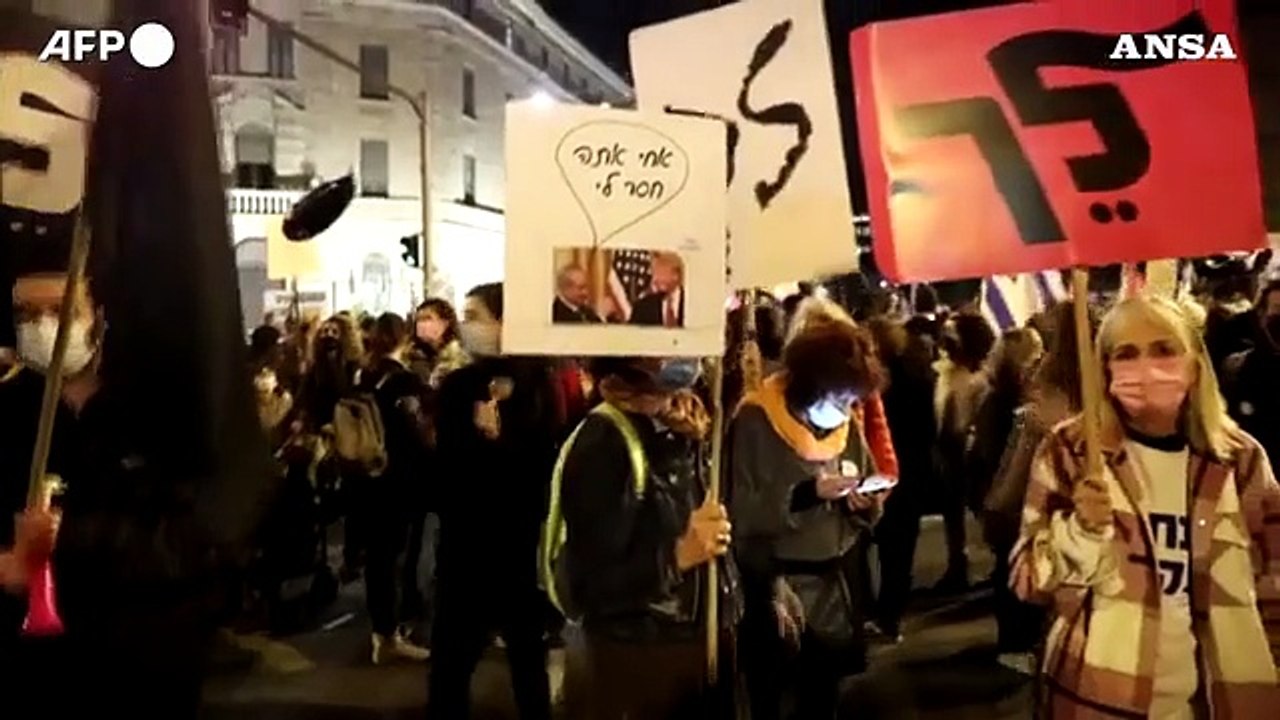 Israele, proteste a Gerusalemme contro Netanyahu