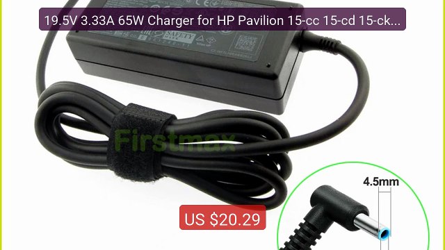 19.5V 3.33A 65W Charger for HP Pavilion 15-cc 15-cd 15-ck 15-... Amazing Value 2026 | Must Have!