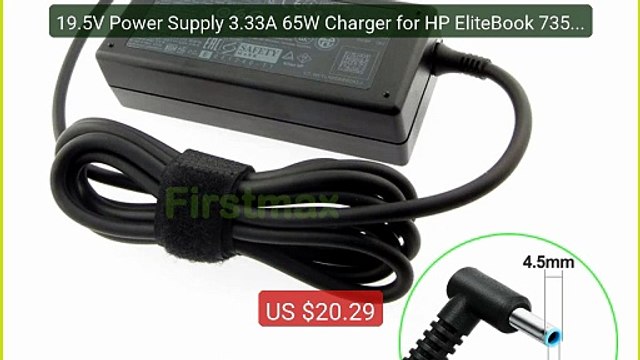 19.5V Power Supply 3.33A 65W Charger for HP EliteBook 735 745 G5 G6... Top Rated 2026 | Buy Now!
