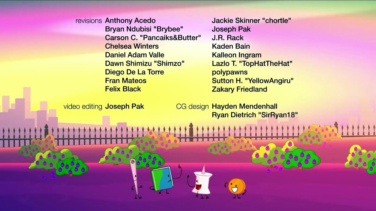 BFDIA 25 (Wednesday May 18, 2016) End Credits