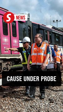 Transport Minister visits site of LRT train derailment