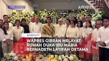 Wapres Gibran Melayat Rumah Duka Ibu Maria Bernadeth Latifah Oetama