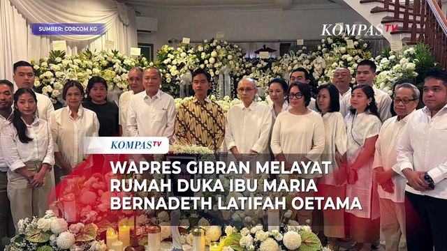 Wapres Gibran Melayat Rumah Duka Ibu Maria Bernadeth Latifah Oetama
