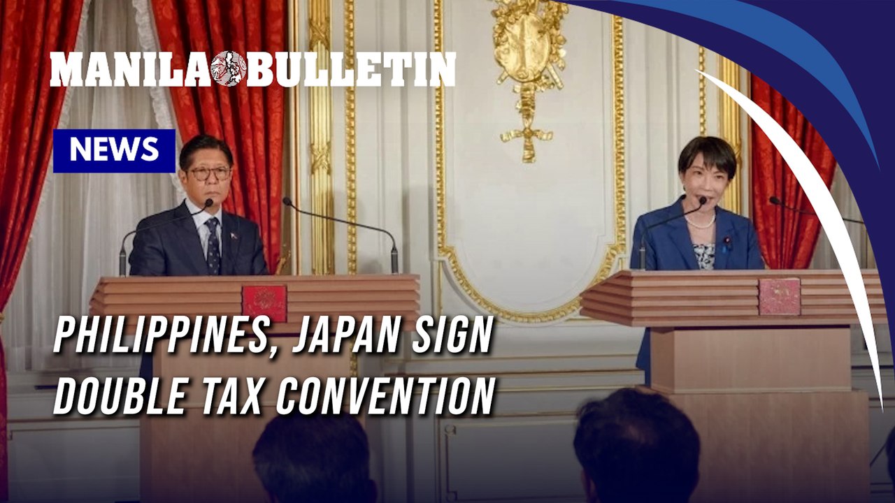 Philippines, Japan sign double tax convention
