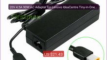 20V 4.5A 90W AC Adapter for Lenovo IdeaCentre Tiny-in-One 22 2... -- Best Buy 2026 | Great Quality!