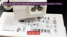 Genuine 48W 19V 2.53A 48W AC Adapter for LG 29UB65D 29UM65 29LN451... -- Best Deal 2026 | Shop Now!