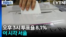 오후 3시 투표율 8.1%...이 시각 서울 / YTN